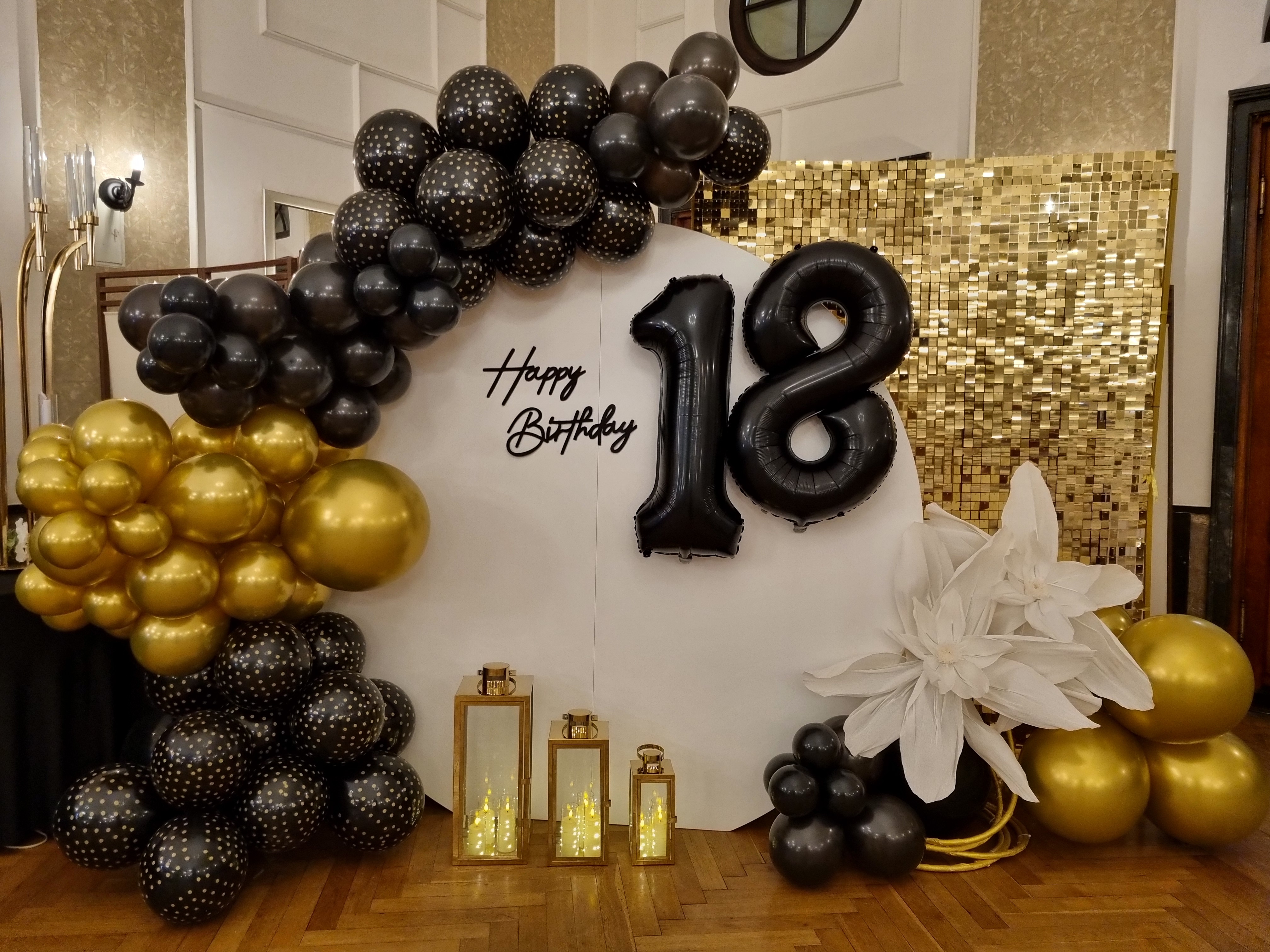 Ścianki fotograficzne - balony cyfry