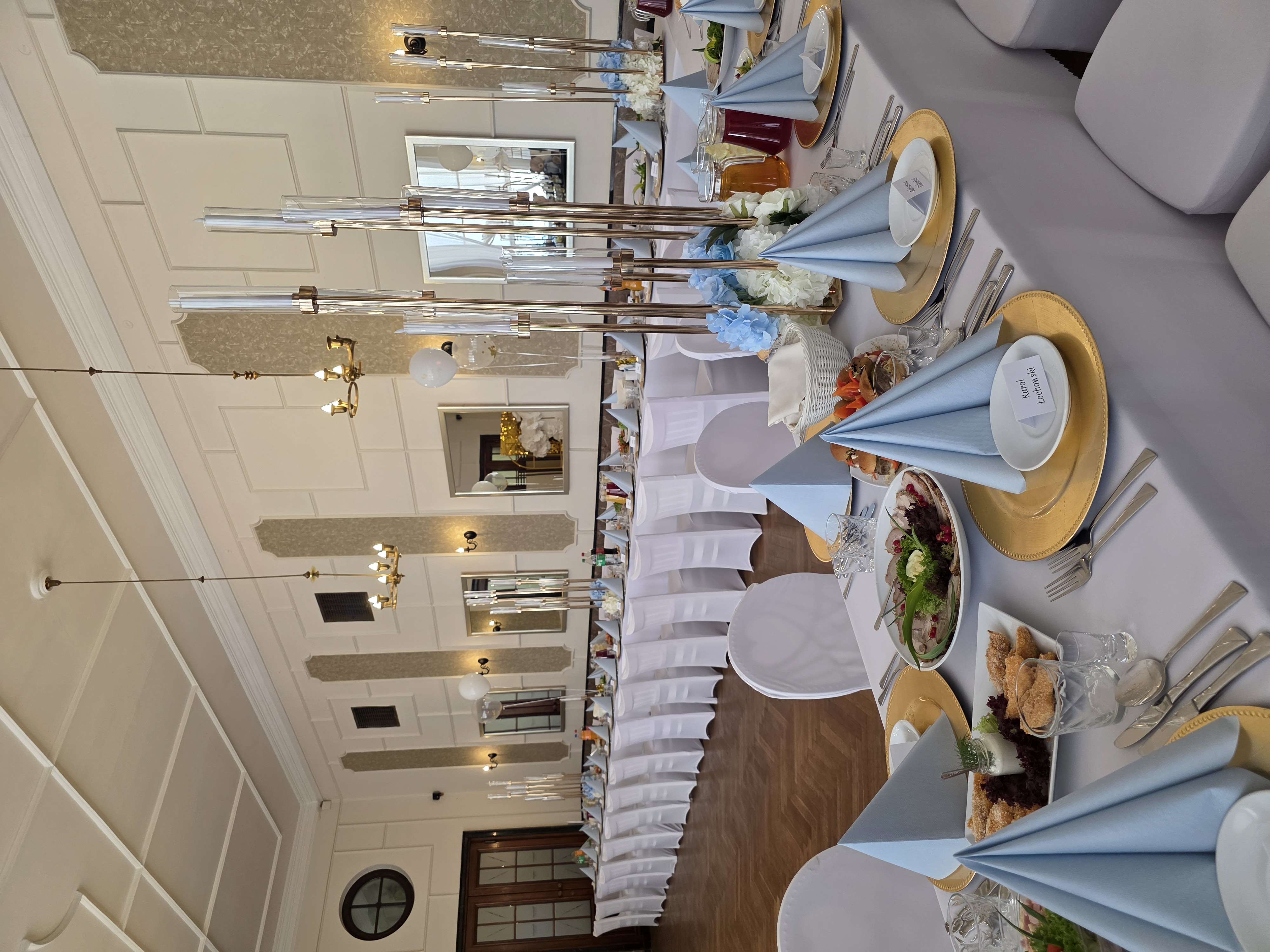 Elegancka sala bankietowa